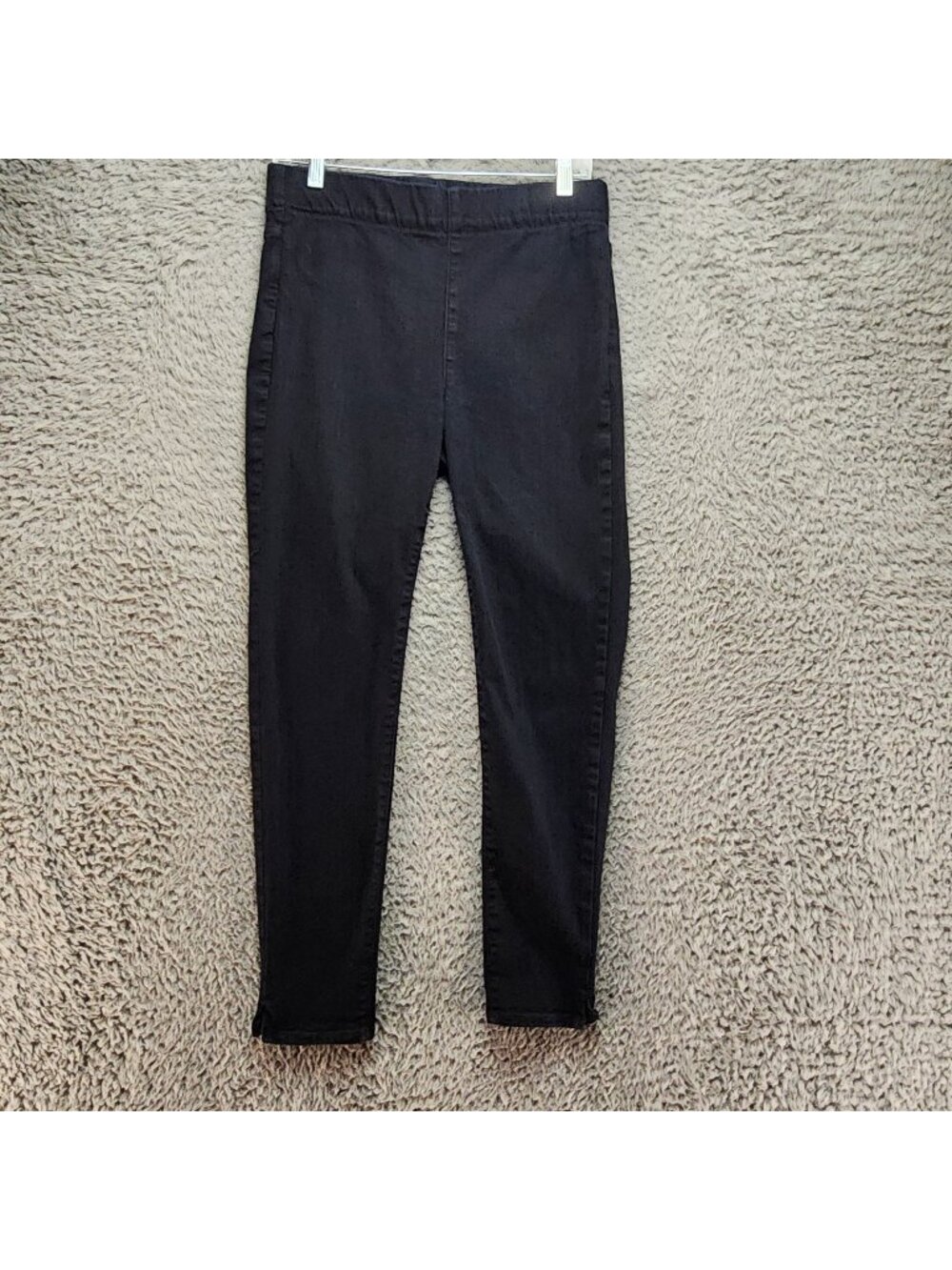 NYDJ Jeans Womens Medium Black Slim Fit Stretch Denim Jeggings Pull On